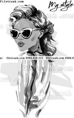 Tải file vector hinh anh thoi trang nu 1585 (ảnh gốc) in tráng gương