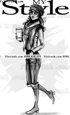 File PSD vector hinh anh thoi trang nu 1598 (bản gốc) độ phân giải cao