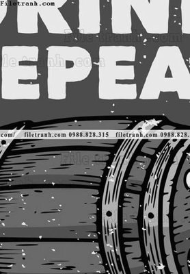 File tranh vector hinh anh van hoc my 1519 (bản gốc) in lụa dán tường