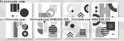 Hình ảnh file gốc in trần nhà vector hinh hoc truu tuong 1511