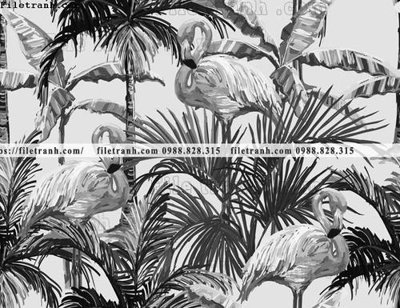 File tranh vector hinh nen cay hong hac 1597 (bản gốc) treo quán cafe