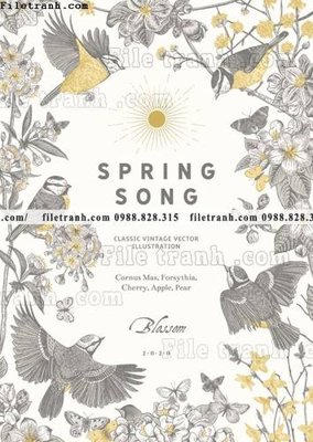 Tải file vector hoa don gian co dien chau au 1565 (ảnh gốc) in tráng gương