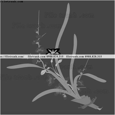 File gốc vector hoa va cay nhat ban 1559 (cho in 3D) độc đáo