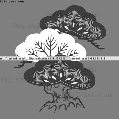 File gốc vector hoa va cay nhat ban 1564 (chủ đề hiện đại) trang trí