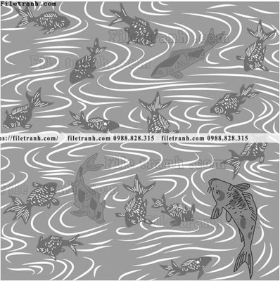 File gốc vector hoa va cay nhat ban 1607 (in lụa) tranh mã đáo