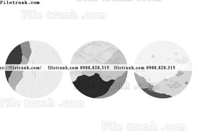 File tranh trang trí vector hoa van nhat ban don gian 1504 (tải file gốc)