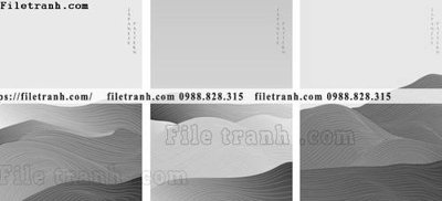 File gốc vector hoa van nhat ban don gian 1525 (in lụa) tranh thuận buồm