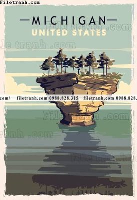 File tranh vector phong canh nuoc my 1504 (bản gốc) treo phòng ăn