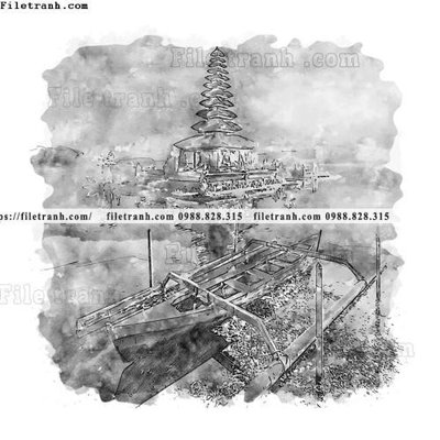File gốc vector trang tri kien truc the gioi 1515 (in 3D) cho trang trí