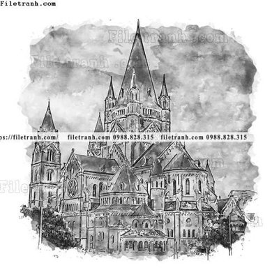 Tải file vector trang tri kien truc the gioi 1533 (gốc) làm tranh trang trí