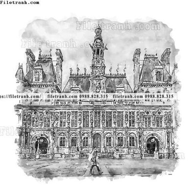 Tải file vector trang tri kien truc the gioi 1575 (gốc) làm tranh treo tường