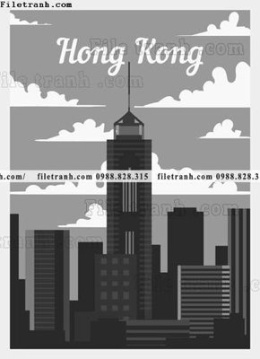 File ảnh gốc vector truu tuong toa nha noi tieng 1503 không vỡ nét