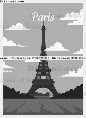 File tranh vector truu tuong toa nha noi tieng 1540 (ảnh gốc) không bị mờ