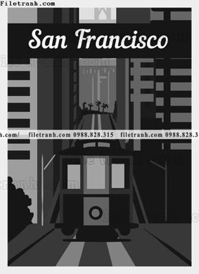 File in ấn vector truu tuong toa nha noi tieng 1544 (bản gốc) sắc nét