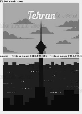 Cung cấp file tranh gốc vector truu tuong toa nha noi tieng 1547 độc quyền