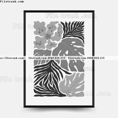 File gốc vector truu tuong ve hoa va cay 1521 (in mica) làm bảng hiệu